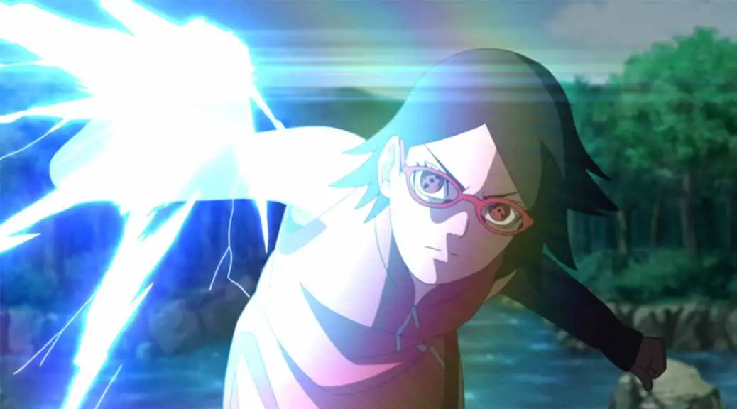 Sarada aprende Chidori em Boruto