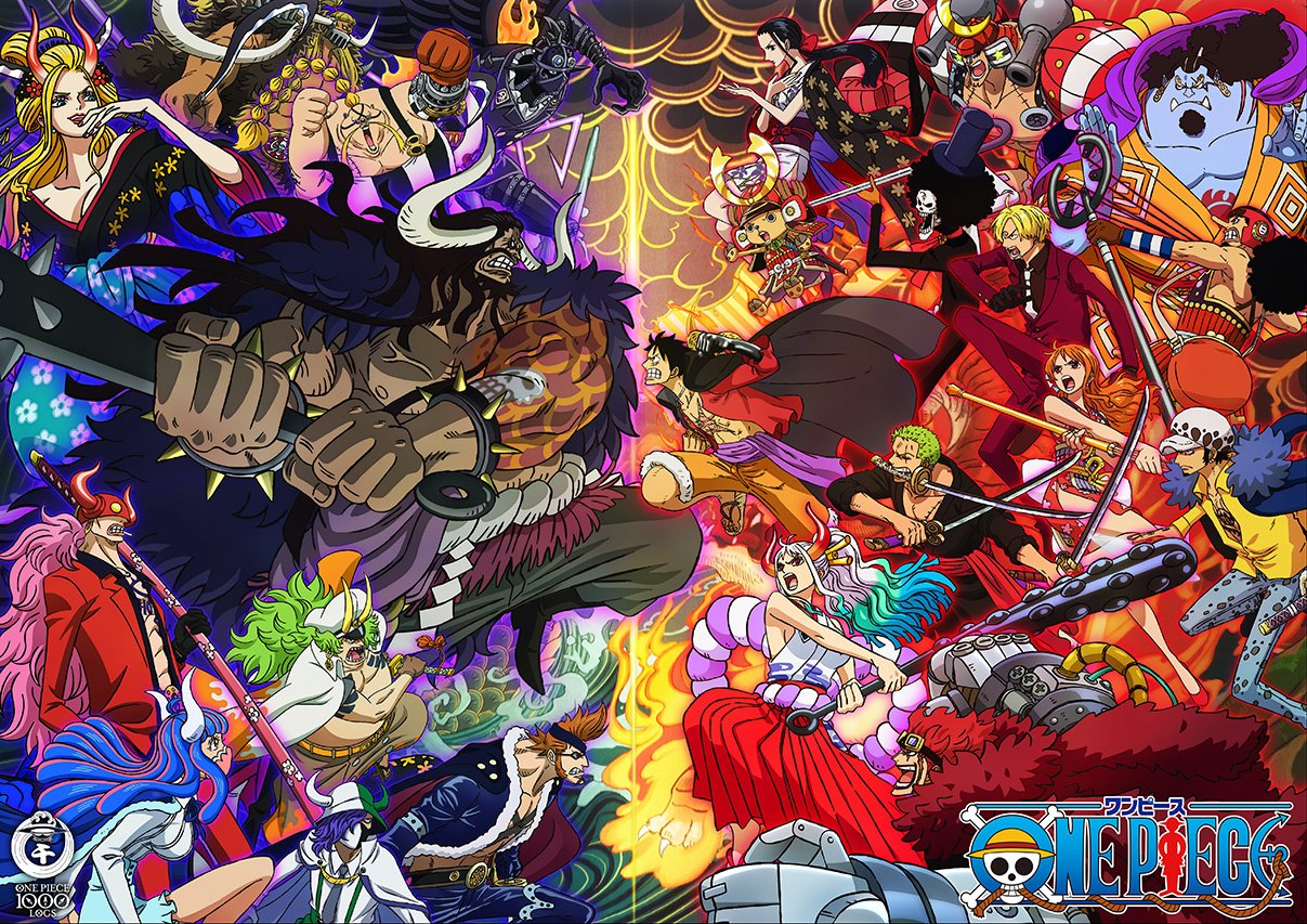 One Piece Celebrates Episode 1000 With A New Key Visual