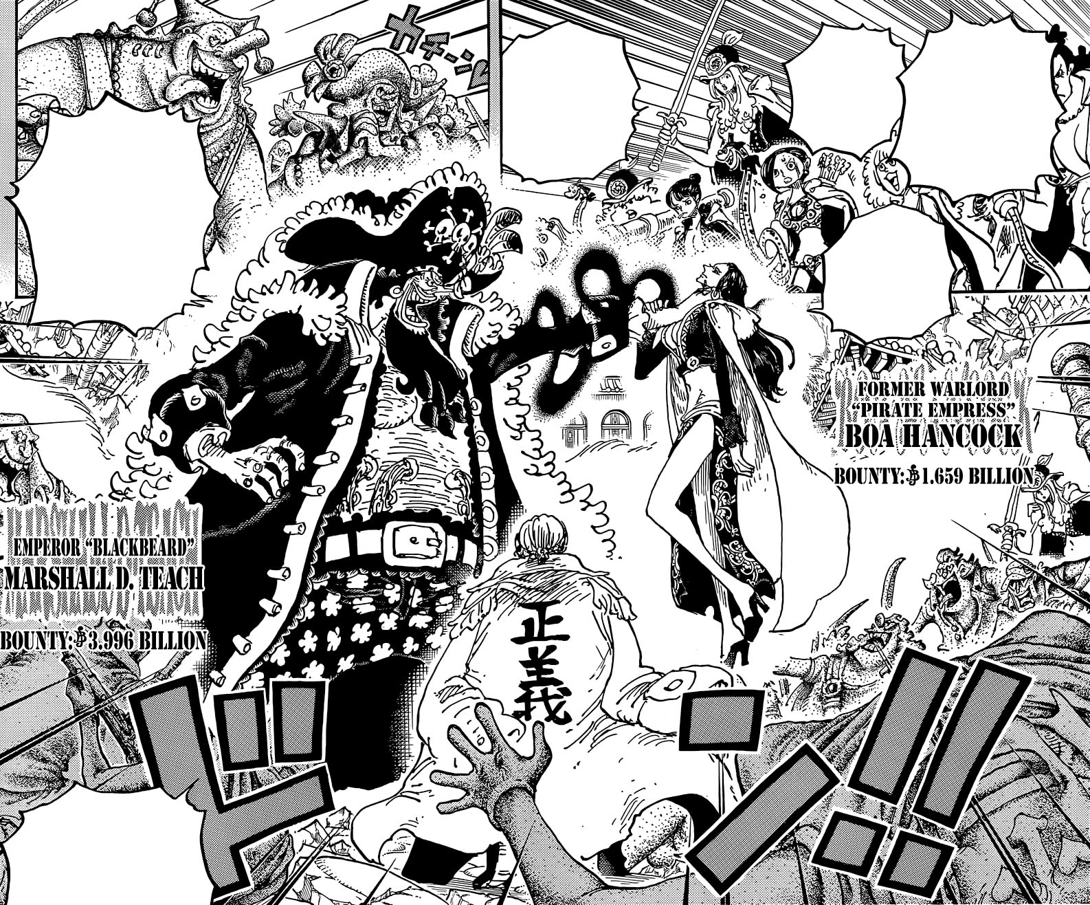 One Piece Reveals Boa Hancock and Blackbeard's New Bounty